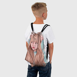 Рюкзак-мешок Лиса Манобан BLACKPINK, цвет: 3D-принт — фото 2