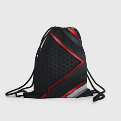 Рюкзак-мешок Luxury Black 3D СОТЫ, цвет: 3D-принт