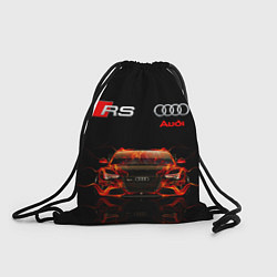 Рюкзак-мешок AUDI RS 5 FIRE АУДИ РС 5, цвет: 3D-принт