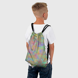 Рюкзак-мешок Цветные лепестки, цвет: 3D-принт — фото 2