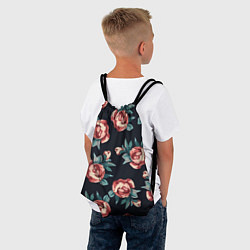 Рюкзак-мешок Розы, цвет: 3D-принт — фото 2