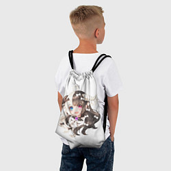 Рюкзак-мешок Девушка с рожками, цвет: 3D-принт — фото 2