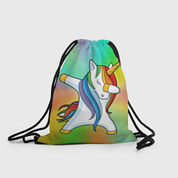 Рюкзак-мешок Крутой единорог, цвет: 3D-принт