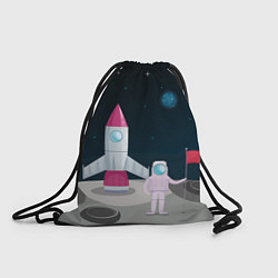 Рюкзак-мешок Астронавт покоряет космос, цвет: 3D-принт