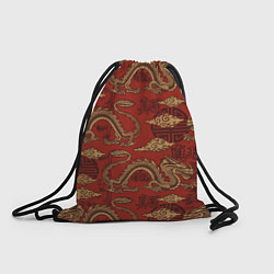 Рюкзак-мешок Дракон, цвет: 3D-принт