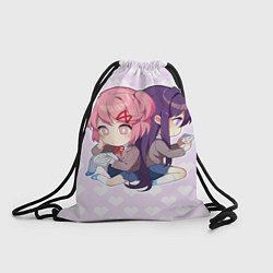 Рюкзак-мешок Chibi Natsuki and Yuri, цвет: 3D-принт