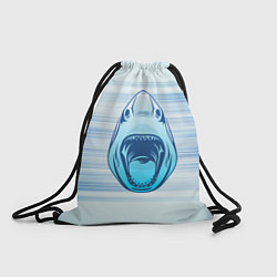 Рюкзак-мешок Акула, цвет: 3D-принт