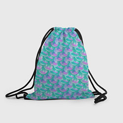 Рюкзак-мешок Чешуя Хвост русалки, цвет: 3D-принт