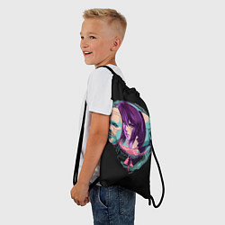 Рюкзак-мешок Мотоко Арт, цвет: 3D-принт — фото 2