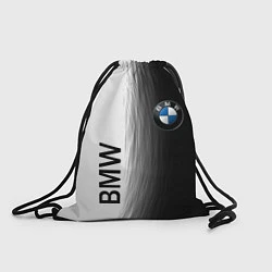Рюкзак-мешок Black and White BMW, цвет: 3D-принт