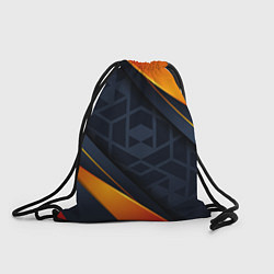 Рюкзак-мешок BLACK ORANGE, цвет: 3D-принт