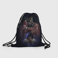 Рюкзак-мешок Тетрадь Смерти персонажи, цвет: 3D-принт