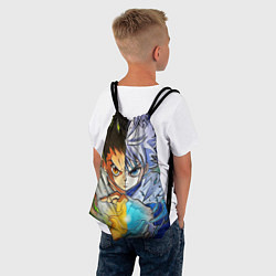 Рюкзак-мешок Киллуа золдик и Гон хантер, цвет: 3D-принт — фото 2
