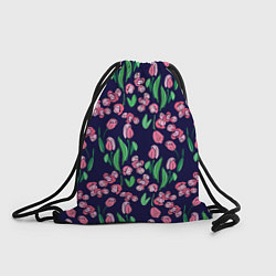 Рюкзак-мешок Тюльпаны, цвет: 3D-принт