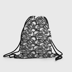 Рюкзак-мешок Черепа с Ирокезами, цвет: 3D-принт