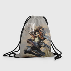 Рюкзак-мешок Эрен Йегер, цвет: 3D-принт