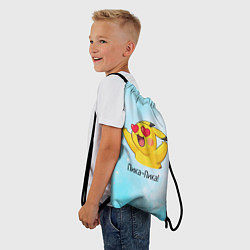Рюкзак-мешок Влюбленный Пикачу, цвет: 3D-принт — фото 2