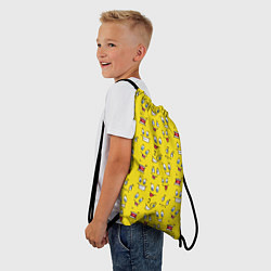 Рюкзак-мешок Забавные Лица, цвет: 3D-принт — фото 2