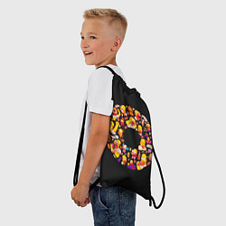 Рюкзак-мешок Пончик Гомер, цвет: 3D-принт — фото 2