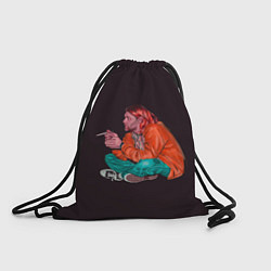 Рюкзак-мешок Sad Kurt, цвет: 3D-принт