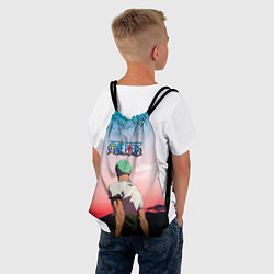 Рюкзак-мешок Ророноа Зоро эпичный One Piece, цвет: 3D-принт — фото 2