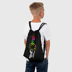 Рюкзак-мешок Нирвана смайл, цвет: 3D-принт — фото 2
