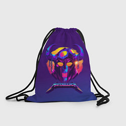 Рюкзак-мешок Metallica Neon, цвет: 3D-принт