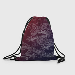 Рюкзак-мешок Традиционный китайский дракон, цвет: 3D-принт