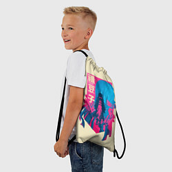 Рюкзак-мешок Nezuko Neon, цвет: 3D-принт — фото 2