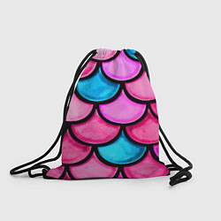 Рюкзак-мешок Морская Чешуя!, цвет: 3D-принт