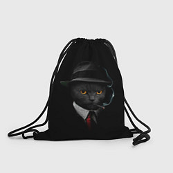 Рюкзак-мешок НУАРНЫЙ КОТ, цвет: 3D-принт