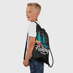 Рюкзак-мешок Рыбалка Fishing, цвет: 3D-принт — фото 2