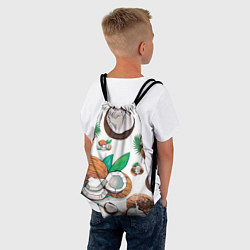 Рюкзак-мешок Кокосы, цвет: 3D-принт — фото 2