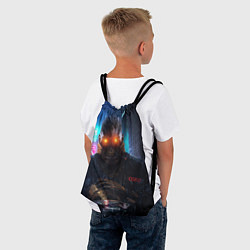 Рюкзак-мешок Cyberpunk 2077 Maelstrom, цвет: 3D-принт — фото 2