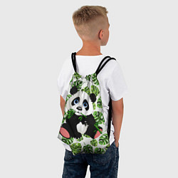 Рюкзак-мешок Милая Панда Летняя, цвет: 3D-принт — фото 2
