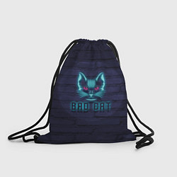 Рюкзак-мешок Bad cat, цвет: 3D-принт