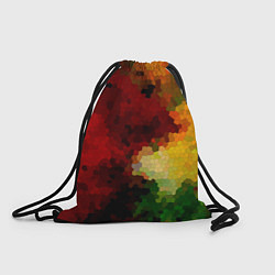 Рюкзак-мешок Абстрактная мазаика витраж, цвет: 3D-принт