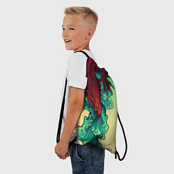 Рюкзак-мешок Дракон, цвет: 3D-принт — фото 2