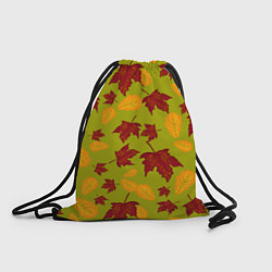 Мешок для обуви Осенние листья клён и дуб