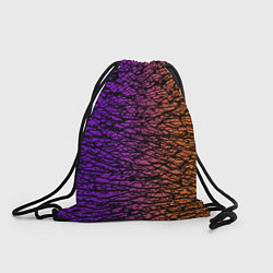 Рюкзак-мешок Градиентный разлом 3D 3Д, цвет: 3D-принт