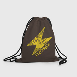 Рюкзак-мешок Электрические покемоны, цвет: 3D-принт