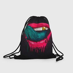 Рюкзак-мешок Ядовитый поцелуй, цвет: 3D-принт