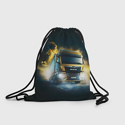 Рюкзак-мешок Man Leon, цвет: 3D-принт