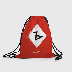 Рюкзак-мешок Алиса Ъ «Твёрдый знак», цвет: 3D-принт