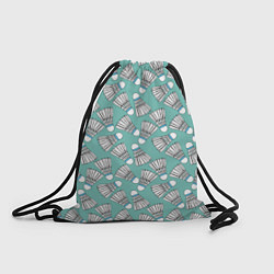 Рюкзак-мешок Воланы на ментоловом, цвет: 3D-принт
