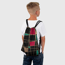 Рюкзак-мешок Модный абстрактный узор, цвет: 3D-принт — фото 2