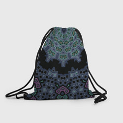 Рюкзак-мешок Перламутровый узор восточный, цвет: 3D-принт