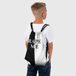 Рюкзак-мешок Rape Me Kurt Cobain спина Z, цвет: 3D-принт — фото 2