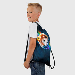 Рюкзак-мешок Котик Космонавт, цвет: 3D-принт — фото 2