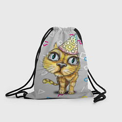 Рюкзак-мешок Котик, цвет: 3D-принт